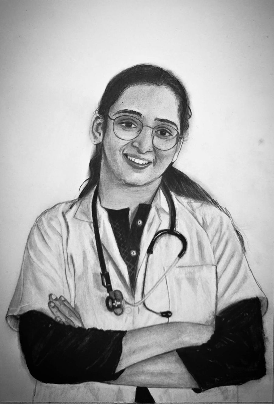 Charcoal portrait